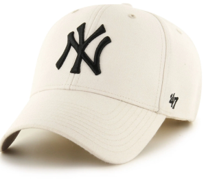 CZAPKA Z DASZKIEM 47 BRAND NEW YORK YANKEES B-MVPSP17WBP-NT BEIGE/BLACK