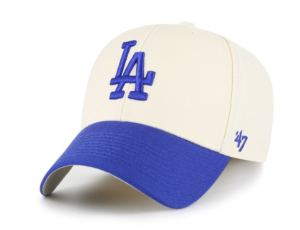CZAPKA Z DASZKIEM 47 BRAND LOS ANGELES BEGE/ BLUE