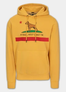 Bluza Pitbull California Flag Washed Yellow