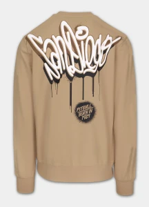 Bluza Pitbull Crewneck Graffiti Beige