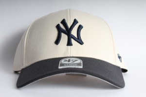 CZAPKA Z DASZKIEM 47 BRAND NEW YORK YANKEES B-MVPTT17WBV-NT BEIGE/NAVY 