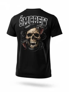 Środowisko Miejskie T-shirt "SKULL" Black  