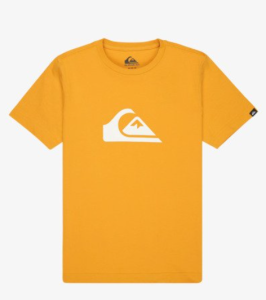  T-shirt Quiksilver Cv Logo Yellow