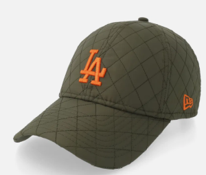 CZAPKA Z DASZKIEM NEW ERA LOS ANGELES QUILTED 9TWENTY GREEN
