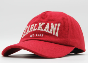 CZAPKA Z DASZKIEM KARL KANI KK COLLEGE SIGNATURE WOOL BLEND