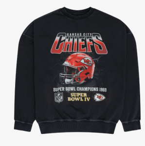 Bluza New Era Crewneck Super Bowl Boxy Washed