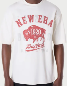  T-shirt NEW ERA Oversize Beige 
