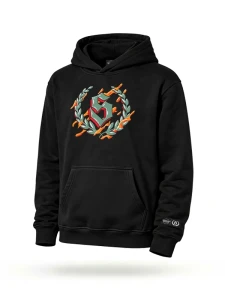 Środowisko Miejskie Hoody "LAUR LAVA" Black 