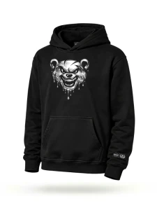 Środowisko Miejskie Hoody "SILVER BEAR" Black 