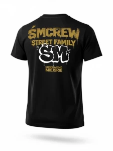 Środowisko Miejskie T-shirt "ŚM GOLD" Black 