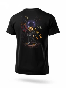 Środowisko Miejskie T-shirt "NIGHT BEAR" Black 