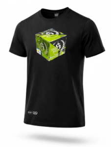 Środowisko Miejskie T-shirt "CUBE" Black 