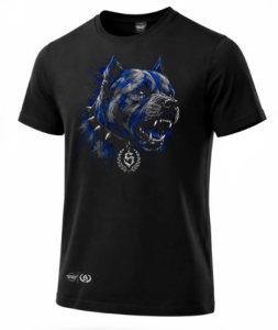 Środowisko Miejskie T-shirt "BLUE FURY" Black  