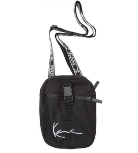 SASZETKA NERKA KARL KANI SIGNATURE MESSENGER BAG BLACK 